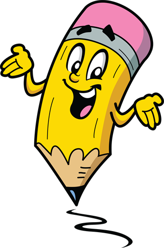 2019-2020 Incoming Kindergarten Parent Information - Pencil With Face Clipart (331x500)