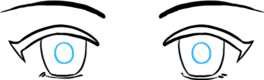 How To Draw Anime - Anime Eye Drawing Easy (680x678)