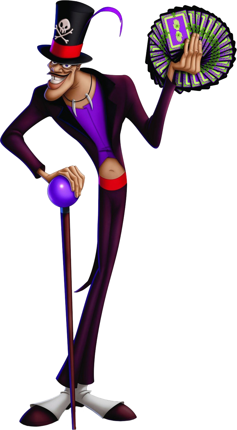 The Incredibles Clipart Villain - Princess And The Frog Dr Facilier (770x1395)