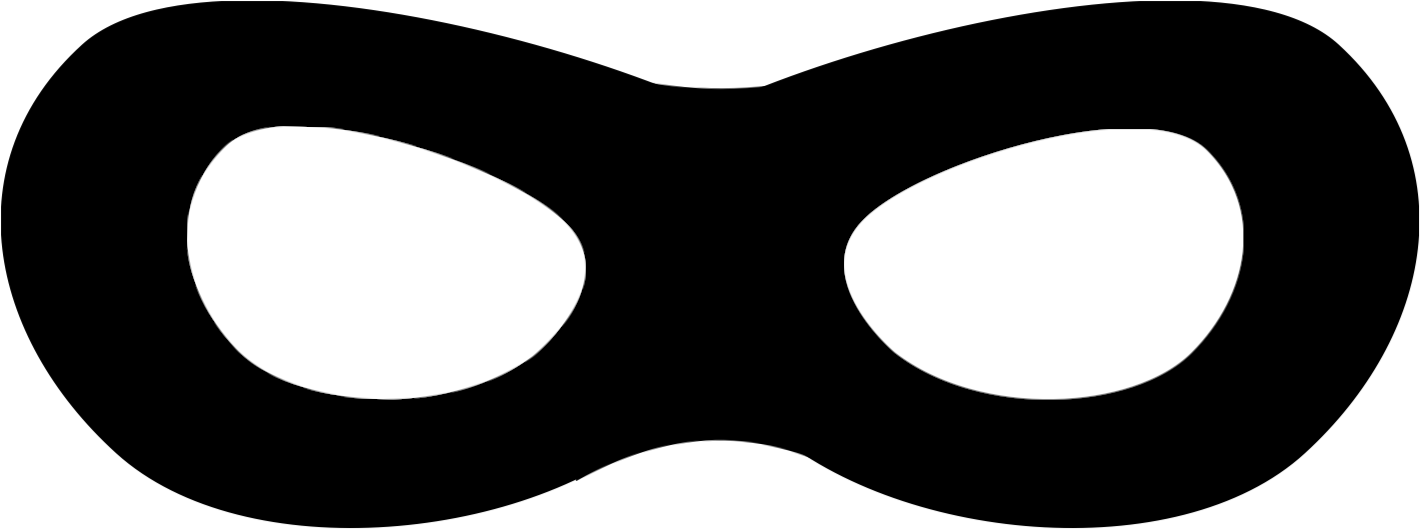 1458 X 573 6 - Incredibles Mask Template (1458x573)