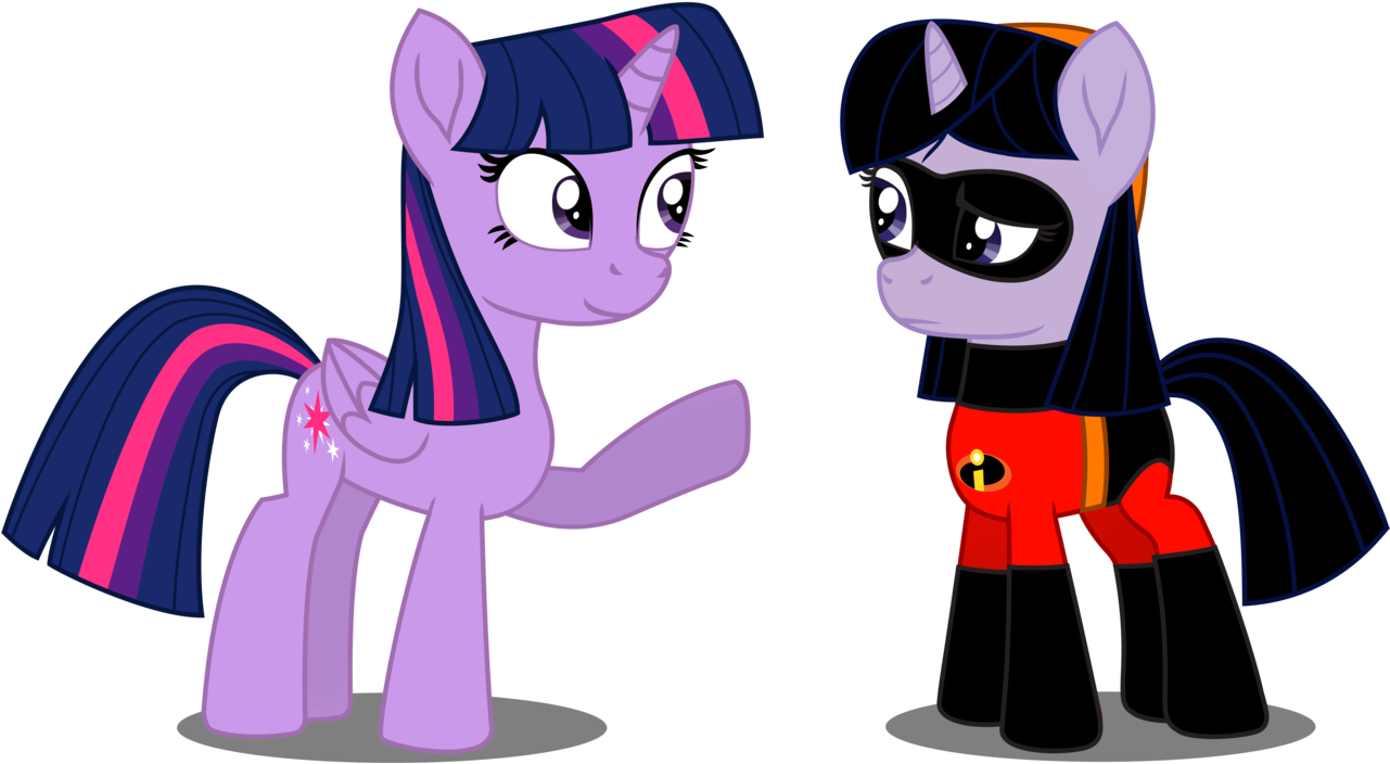 Ejlightning007arts, Ponified, Pony, Safe, Simple Background, - My Little Pony Violet Parr (1280x717)