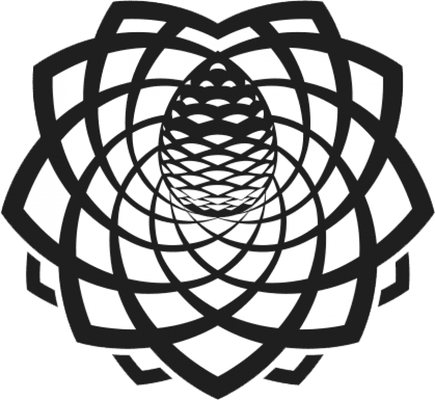 Free Png Download Third Eye Pinecone Symbol Png Images - Third Eye Pinecone Symbol (851x782)