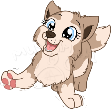 Clip Art Black And White Stock Image Puppy Png Paw - Imagenes De Perritos Anime (482x494)