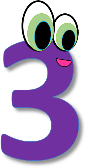 Cute Numbers Clip Art - Illustration (620x773)