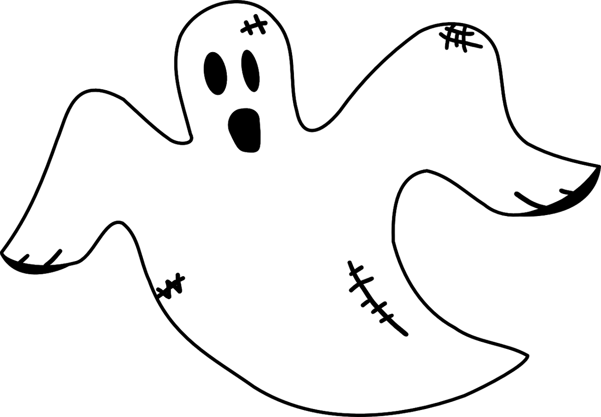 Hallowe'en Warning On Yorkshire Coast - Ghost Clipart (1200x832)