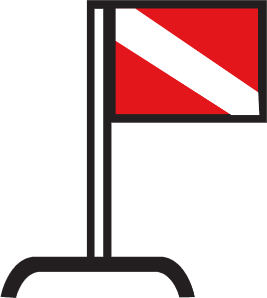 Boating Guide North Dakota Game And Fish Ⓒ - Safety Monitor Flag (536x597)