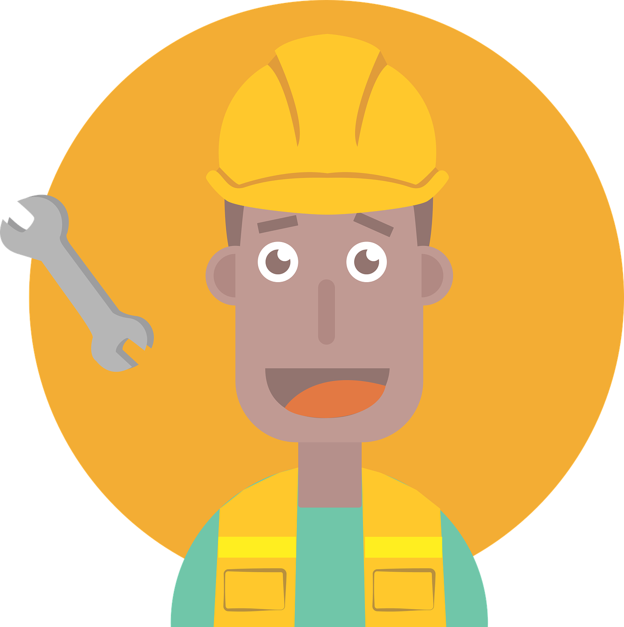 Workers,work,personal Safety, - Cartoon (1274x1280)