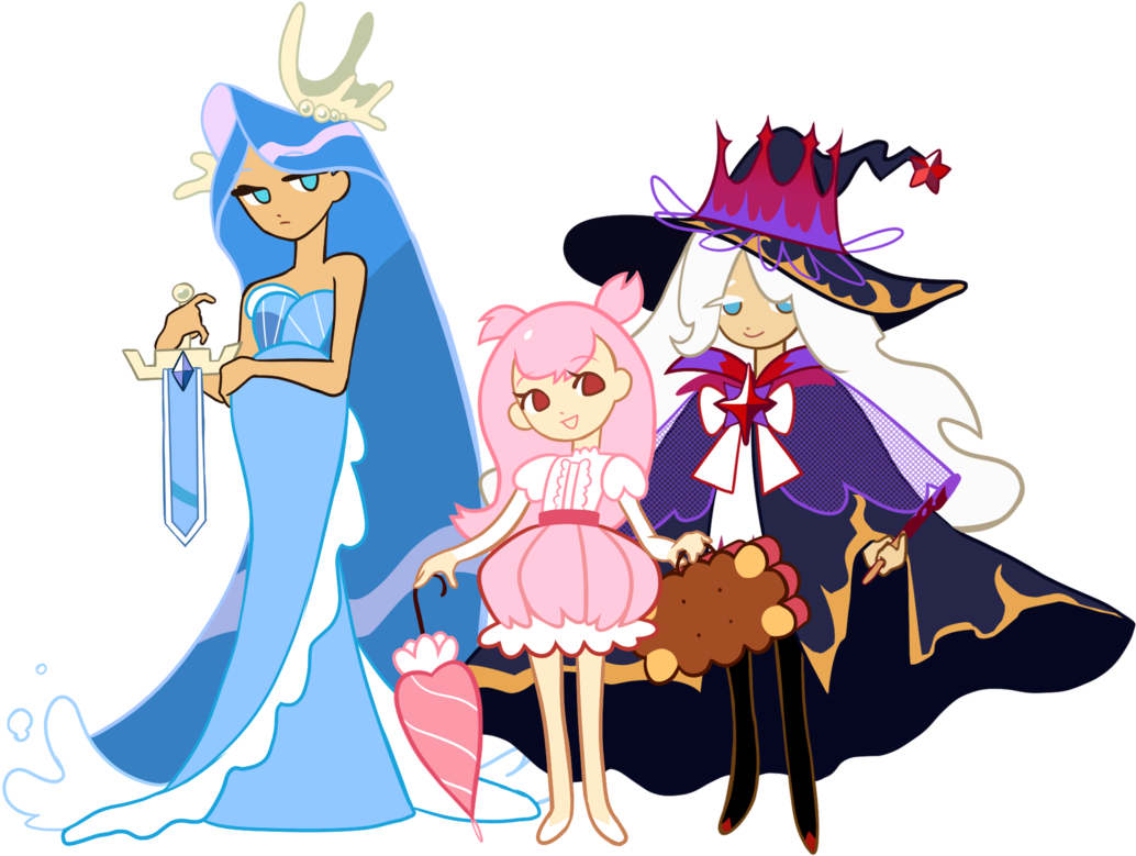 Cookie Run Cherry Blossom Cookie Sea Fairy Cookie Cream - Cartoon (1280x834)