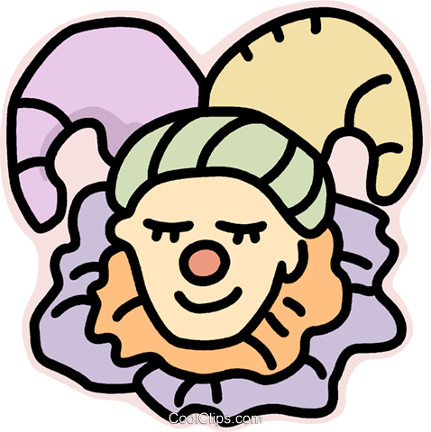 Court Jester Royalty Free Vector Clip Art Illustration - Court Jester Royalty Free Vector Clip Art Illustration (478x480)