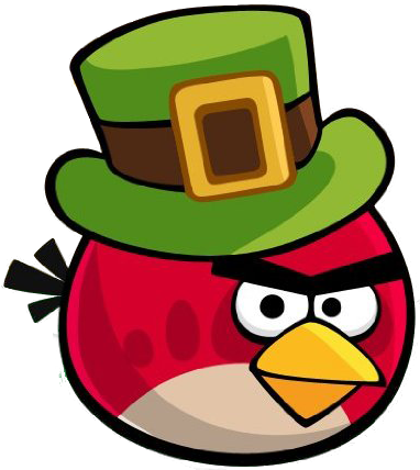 41 Images About Angry Birds On We Heart It - Angry Birds St Patrick's Day (500x500)