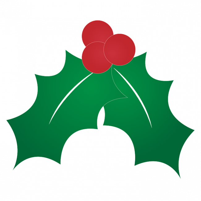 Christmas Leaves Clipart - Christmas Leaves Clipart (650x650)