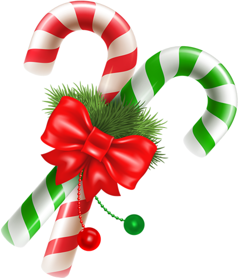 Bastones De Caramelo Navideños (500x574)