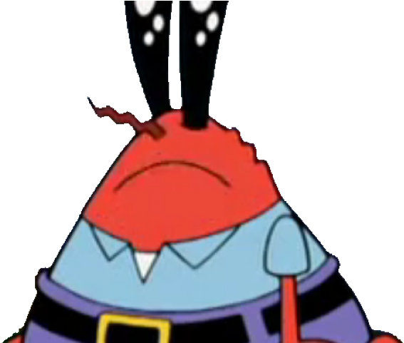 Crab Clipart Mr Crab - Mr Krabs Transparent Background (640x480)