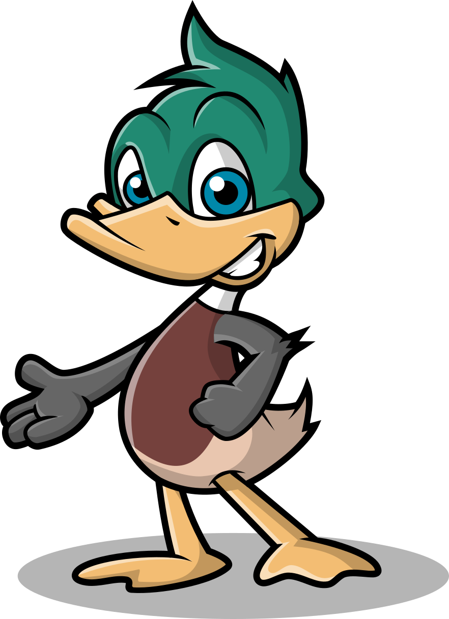 Duckworth Body - Cartoon (882x1217)