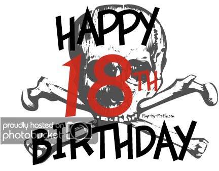 Graphics And Comments All - Happy Birthday 18 (449x375)