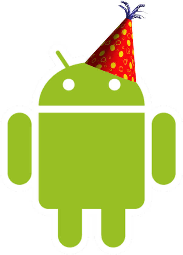 Happy Birthday Android - Android Icon Png Hd Download (646x888)