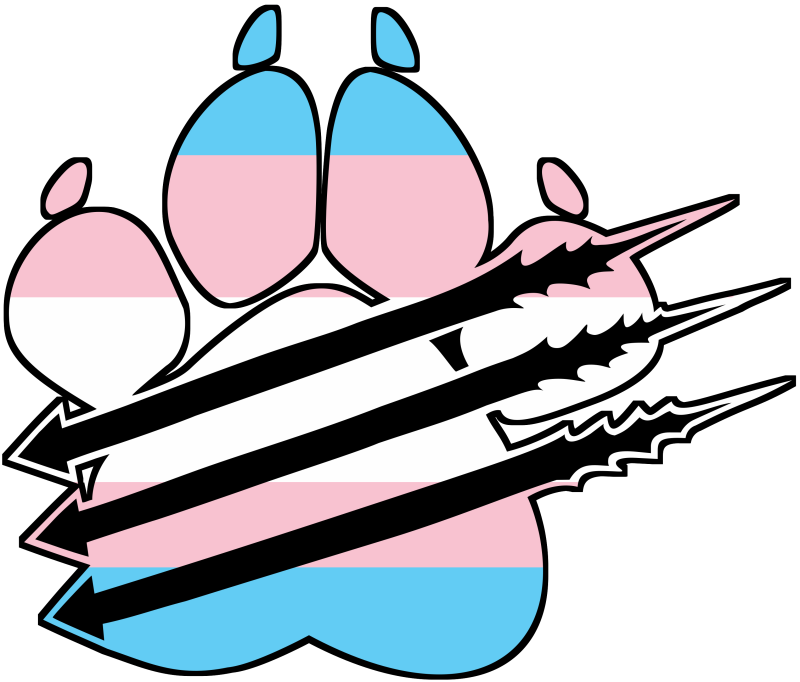 Newer, Higher Res Anti Fascist Furry Symbols Have Been - Furry Fandom Flag (800x682)