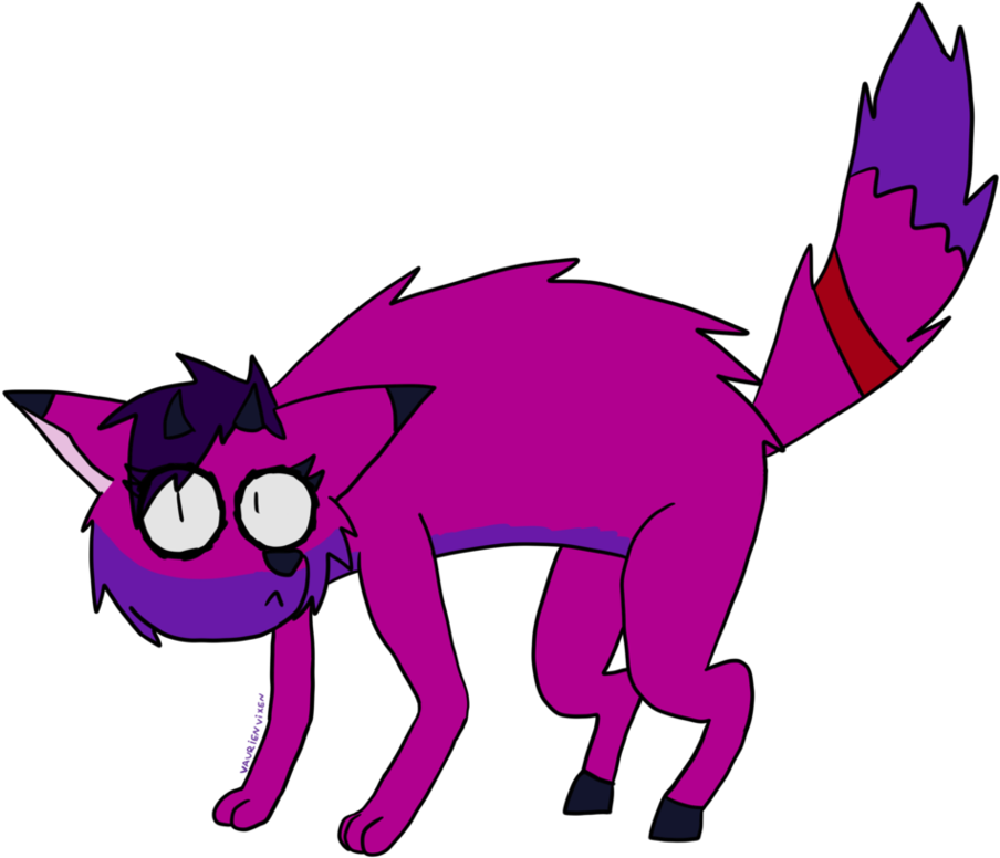 Morose Scaredy Cat Ych Example By Vaurienvixen On Deviantart - Morose Scaredy Cat Ych Example By Vaurienvixen On Deviantart (975x820)