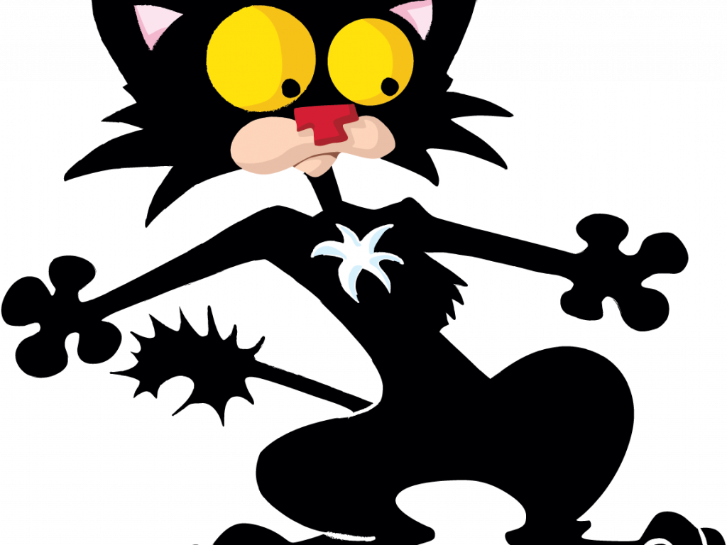 Download Bad Kitty Scaredy Cat Coloring Pages Png Scaredy - Bad Kitty Meets The Baby (1024x768)