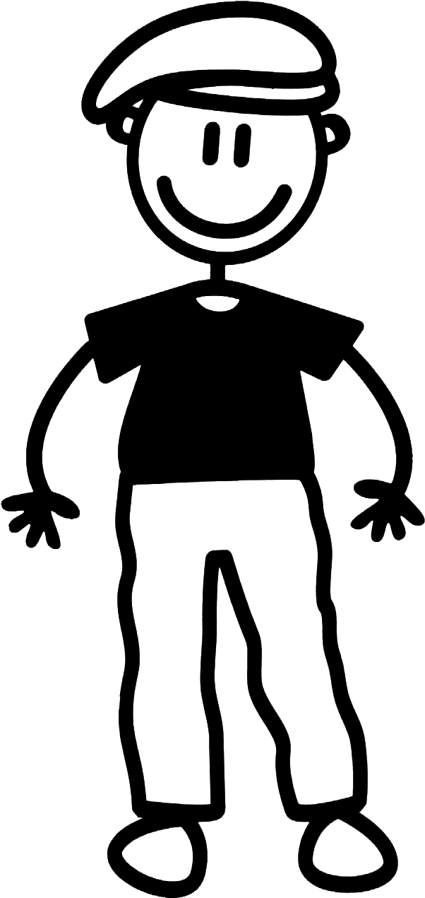 Grandfather Hat - Sticker (1082x1380)