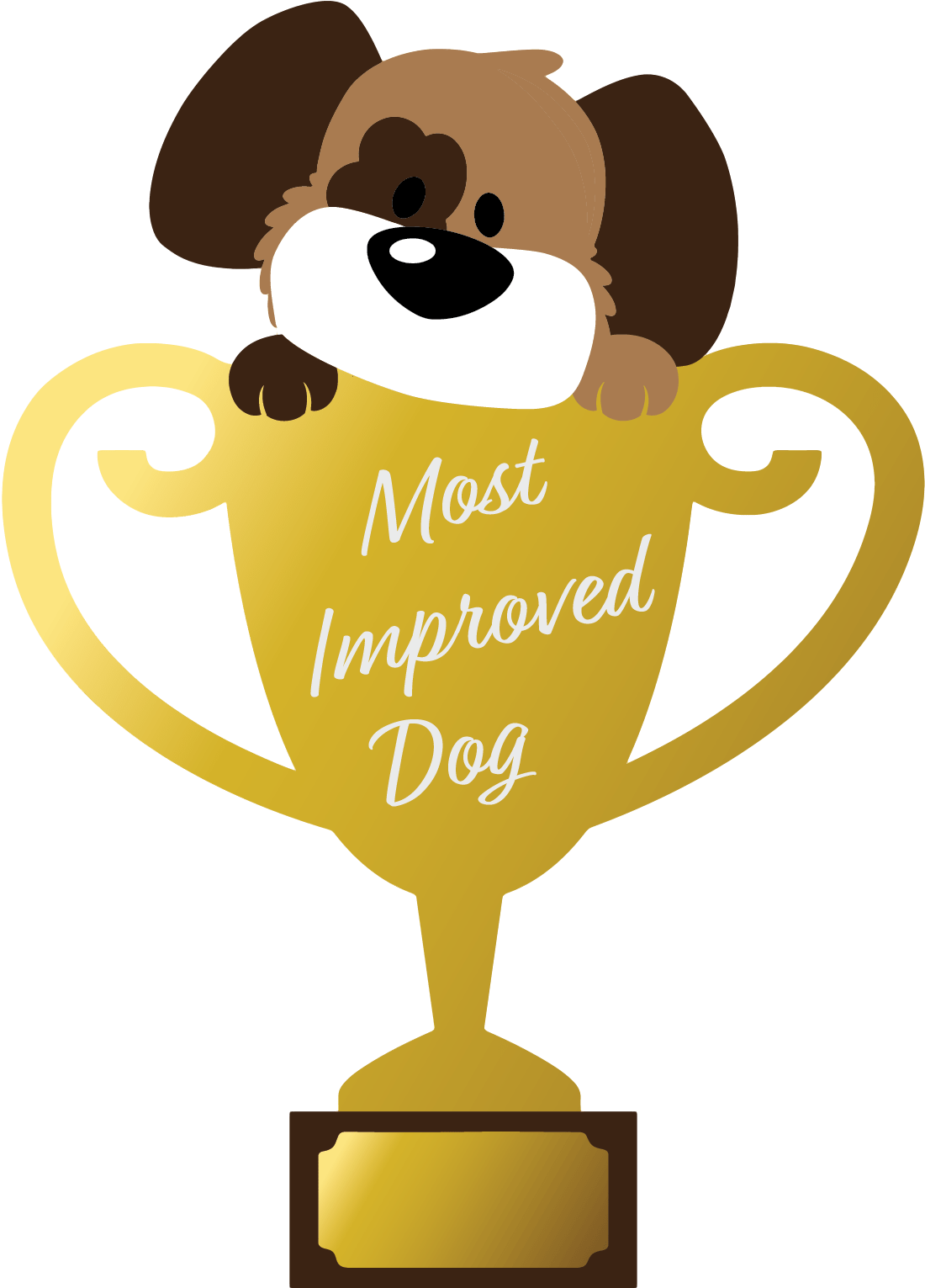 Most Improved Dog Logo - Cartoon (1224x1584)