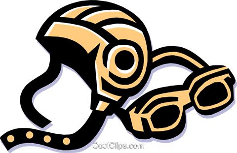 Racing Helmet And Goggles Royalty Free Vector Clip - Racing Helmet And Goggles Royalty Free Vector Clip (480x311)