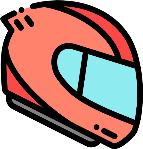 Racing Helmet Free Icon - Racing Helmet Free Icon (512x512)