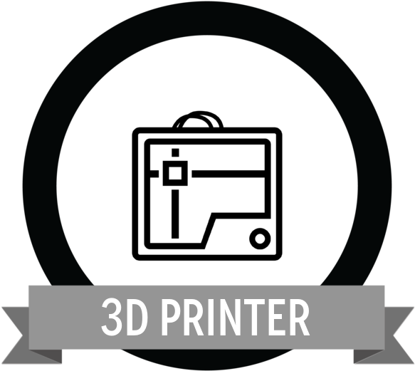 3d Printer Basic - Top Contributor Icon (600x600)