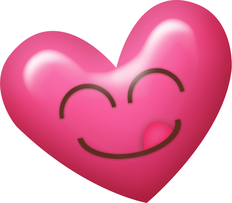 Heart ♡ ♡ ♡ I Love Heart, Happy Heart, My Heart, Clean - Caritas Felices Rosadas (814x712)