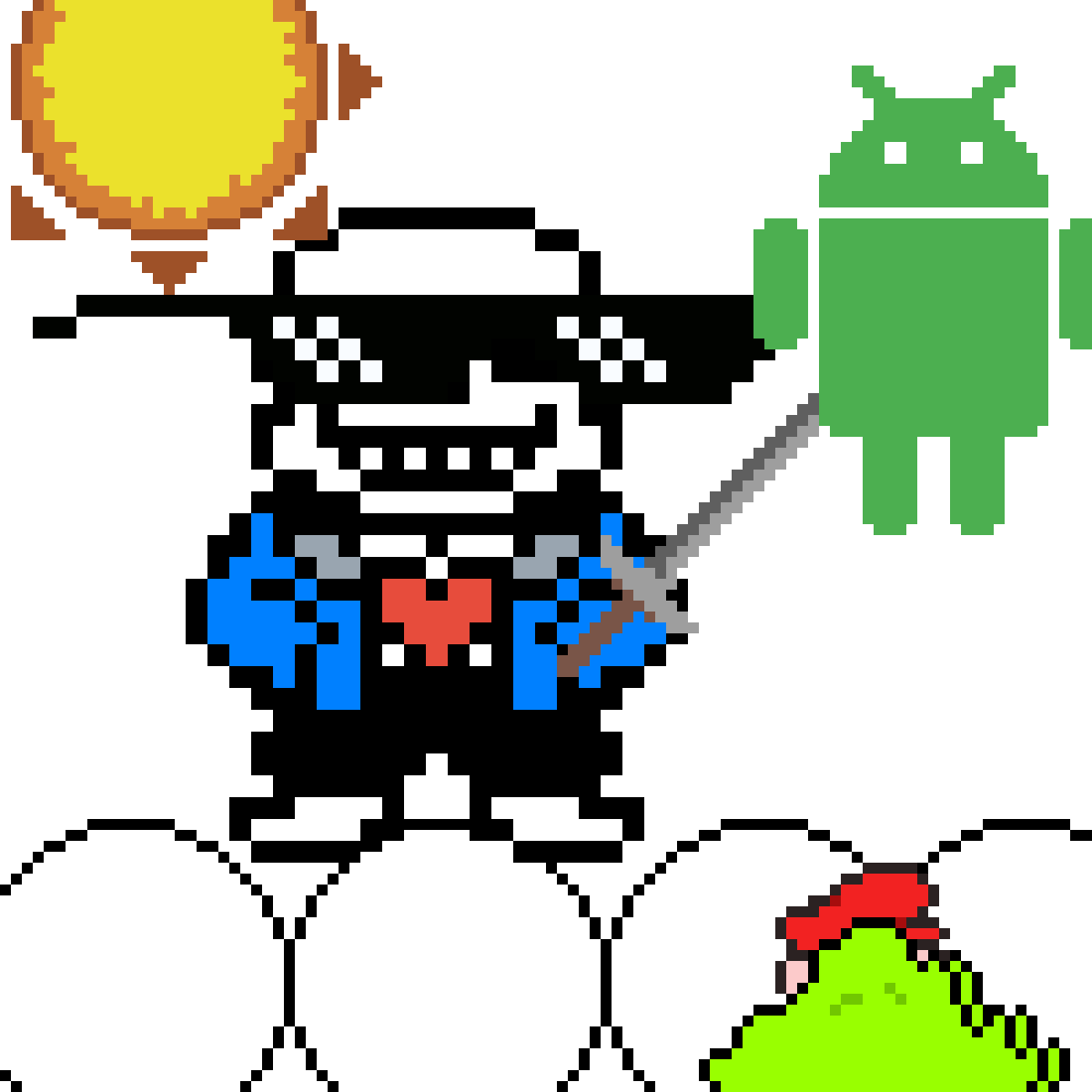 Skull Is Goat - Sans Sprite (1200x1200)