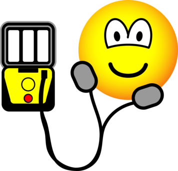 Heart Defibrillator Emoticon - Drum Emoticon (356x341)