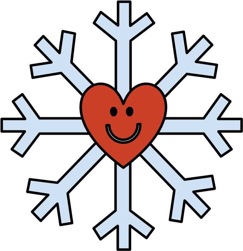 Snowflake, Smiley Face, Heart, Red, - Circulos Para Tarjetas Png (816x1056)