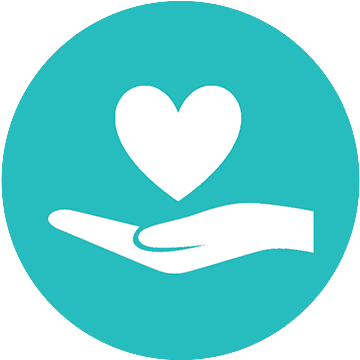 Eggstravaganza Token - Heart In Circle Icon Png (375x375)