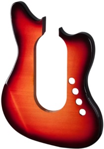 Body Pons Guitars Ku Sunburst - Electric Guitar (400x400)