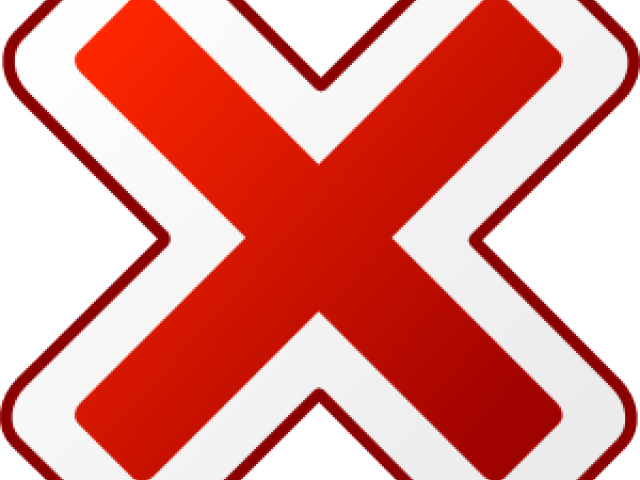 Cancel Cliparts - Negative Sign (640x480)