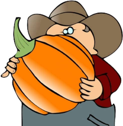 Cartoon Pumpkin Farmer (512x512)