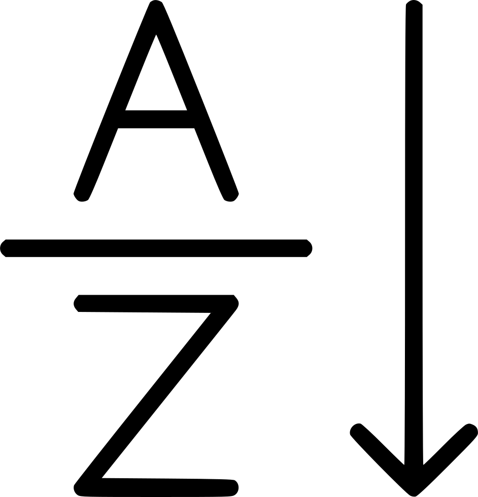 Design Sort Sorting Alphabetical Order Comments - Design Sort Sorting Alphabetical Order Comments (942x980)