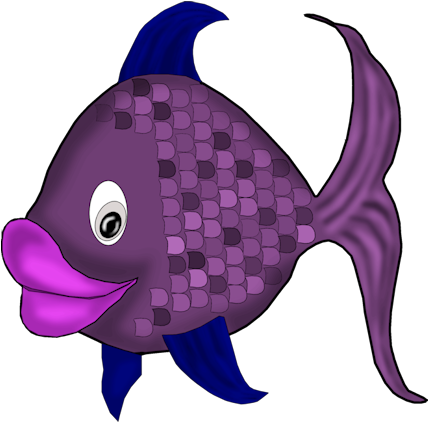 Safari‿✿⁀•○ Sea World, Clipart - Caribbean Fish Cartoon (429x429)