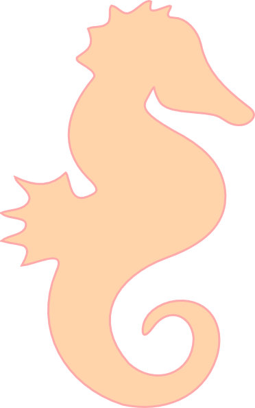 Seahorse Clip Art At Clker - Curtin Dive Club (372x595)