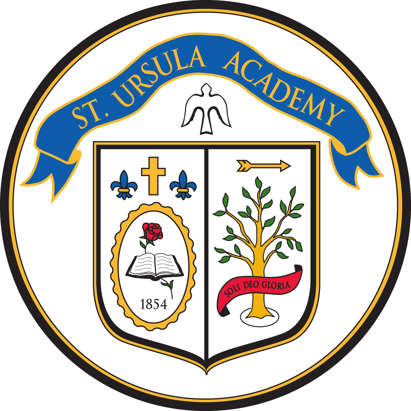 Ron And Anne Guiliani - St Ursula Academy Logo (1423x1423)