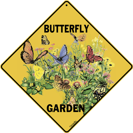 Butterfly Garden Sign - Garden (480x480)