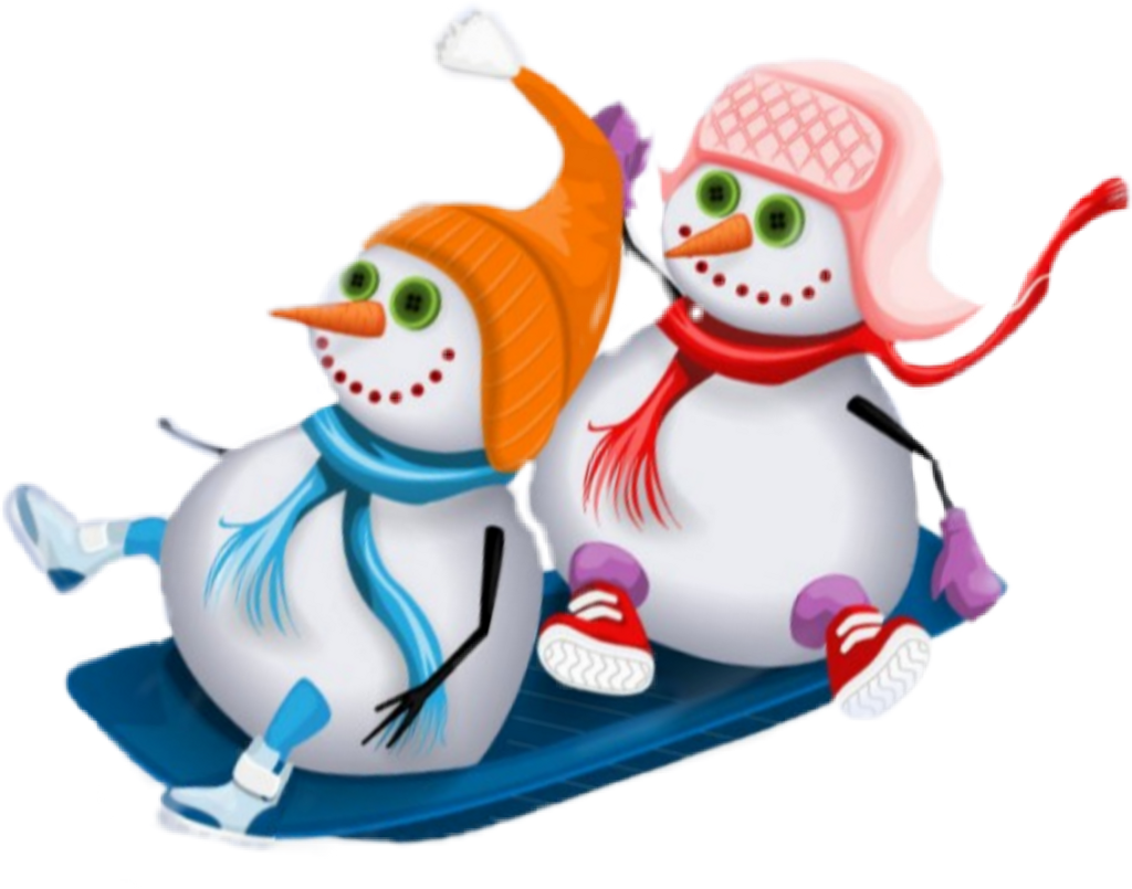 Snowman Sticker - Snowman (1024x805)