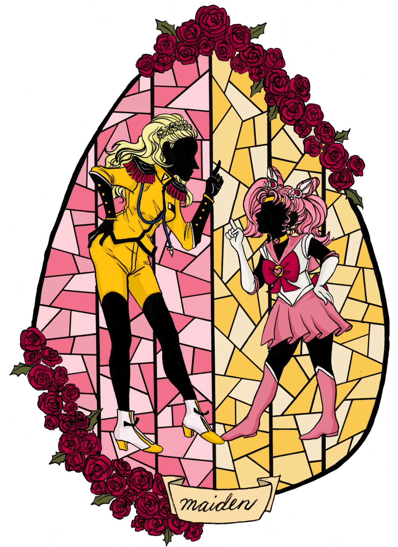 Here's A Post Of The Full Utenamoon Series I've Been - Revolutionary Girl Utena Sailor Moon Crossovers (1280x1769)