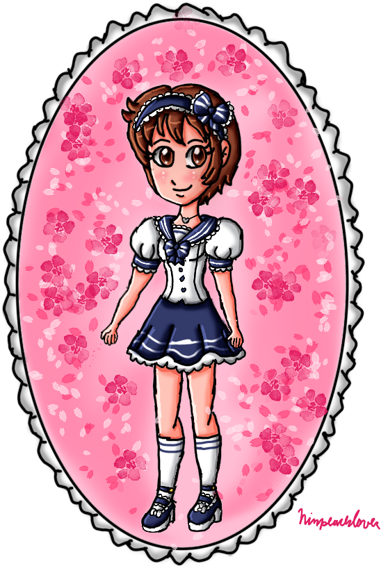 Sailor Lolita Sakura-remake By Ninpeachlover - Cartoon (700x850)