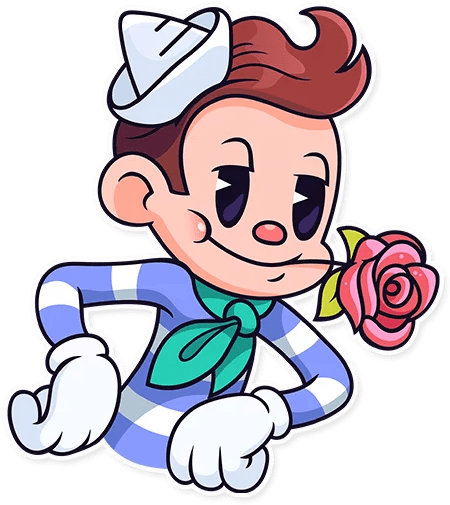Sailor” Stickers Set For Telegram - Cartoon (512x512)