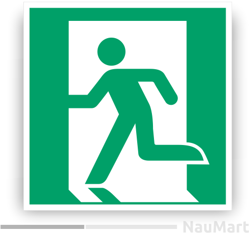 Emergency Exit Sign E001 E002 - Emergency Exit (500x500)