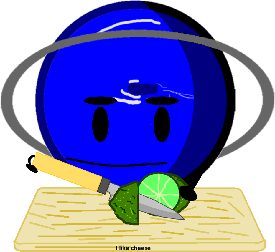 Neptune Cutting Limes By Neptunetheplanet - Cartoon (933x856)
