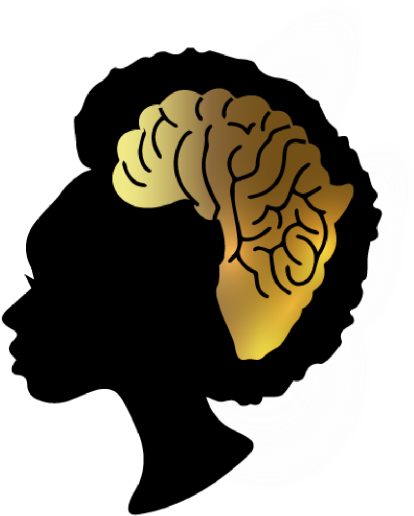 Discover More - Black Woman Profile Silhouette (512x550)