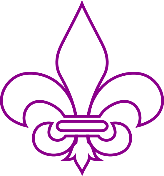 Fleur De Lis Clip Art Png (558x600)