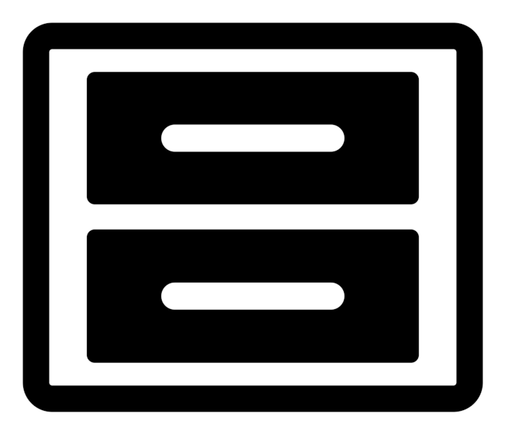 Table Furniture Drawer Encapsulated Postscript Computer - Mueble Icon Png (750x750)
